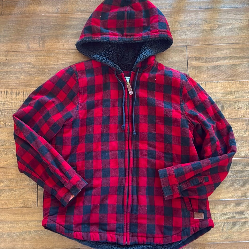 LL Bean Sherpa Full Zip Hoodie